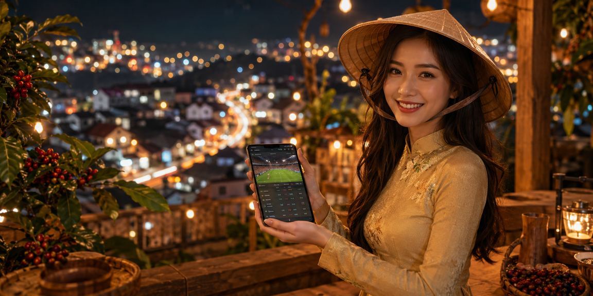 Người dùng tại Đà Lạt xem phân tích cầu lô và tỷ lệ cược vào buổi chiều mát