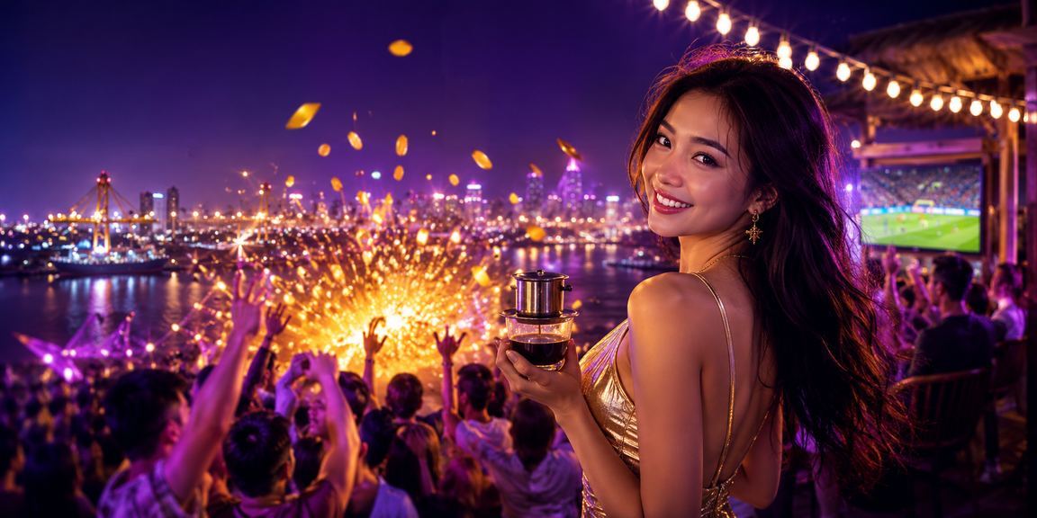 Người dùng tại Hải Phòng thưởng thức cà phê và chơi game trực tuyến buổi sáng