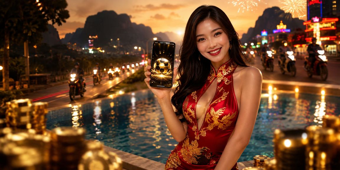 Cá cược bóng đá với ánh đèn neon tại Ninh Bình